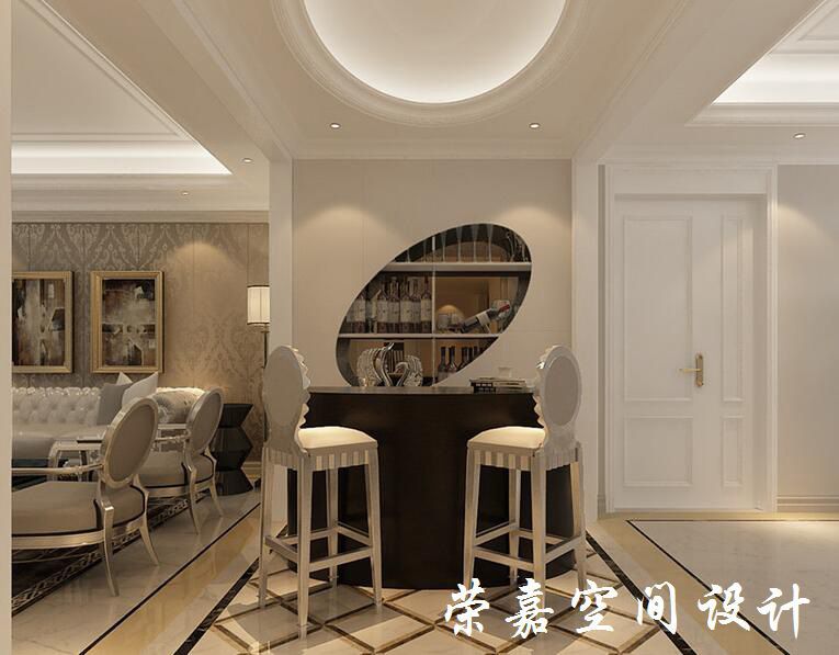 上海裝修案例新古典三居 華美簡(jiǎn)約