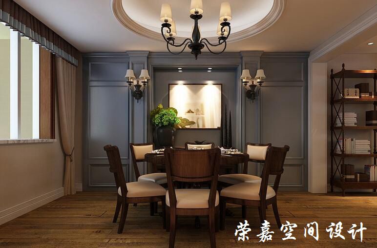 上海裝修案例美式不羈 兩居實(shí)雅
