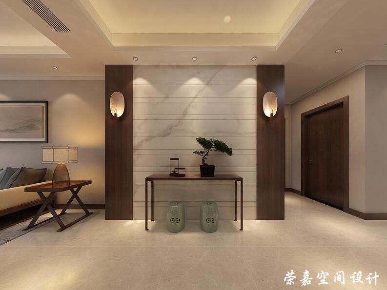 上海裝修案例中式雅致 和簡(jiǎn)清靜
